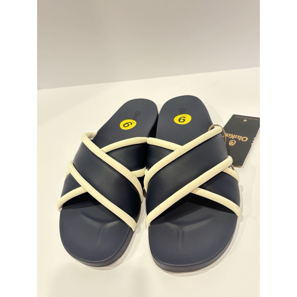 Olukai Women’s Ani Slide Beach Sandals Mood Indigo